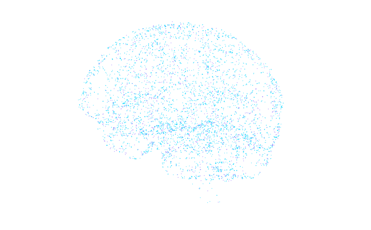 IVAN - cerebro holografico de puntos cian y violeta, nucleo de inspeccion y validacion de negocios